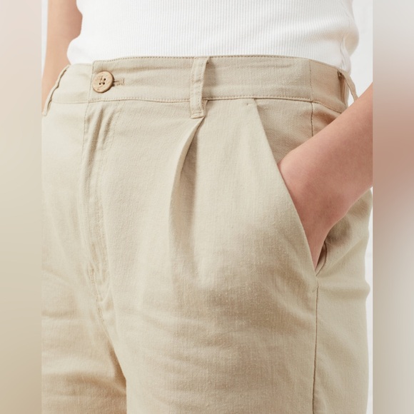 UpWest EcoHemp Tencel High-Rise Pleated Pant R161-16 UW9 - Picture 3 of 6